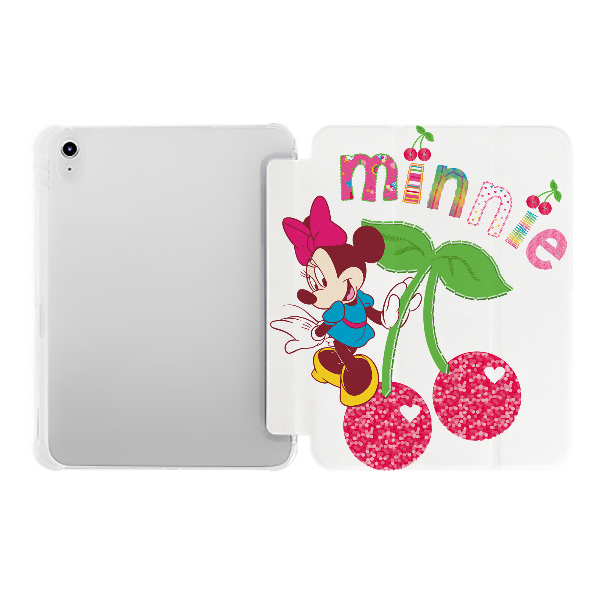 （画像用） ミッキーマウス Mickey Mouse IPad ケース ペン収納付き 三つ折りスタンド PUレザー×シリコン 対応機種9.5/10.5/10.9インチ
